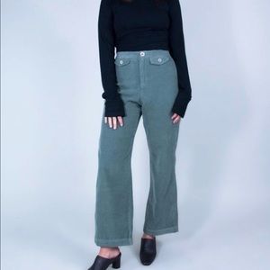 Paloma wool lagos turquoise chord trousers
